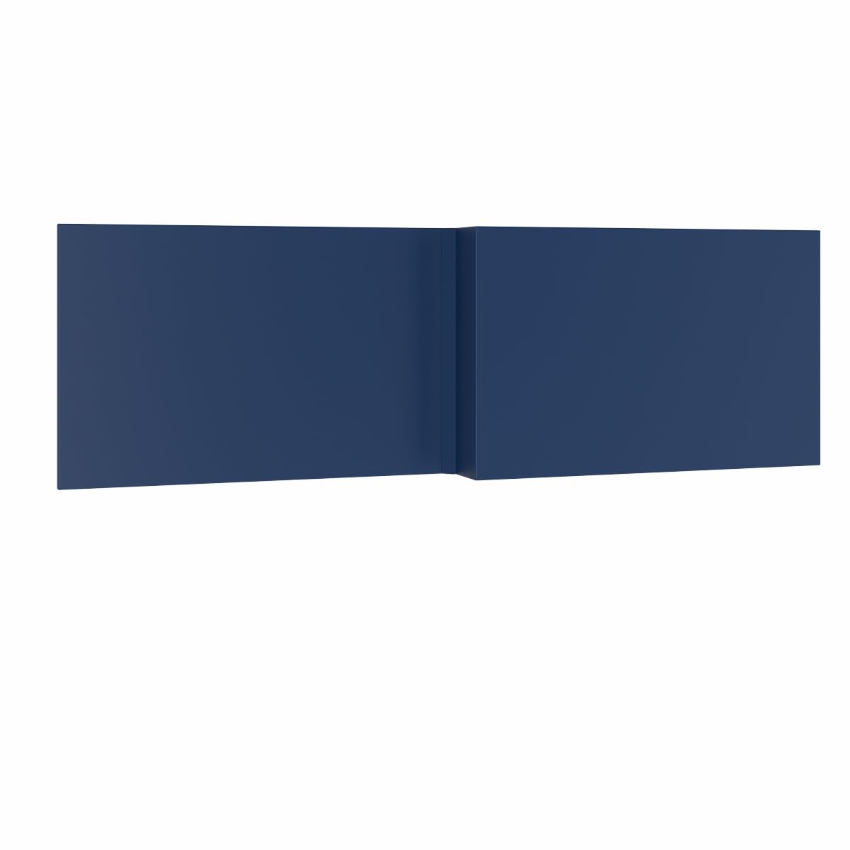 NRG Modern Bathroom L Shaped Bath Panels MDF Front Bath Panel 1700mm Blue