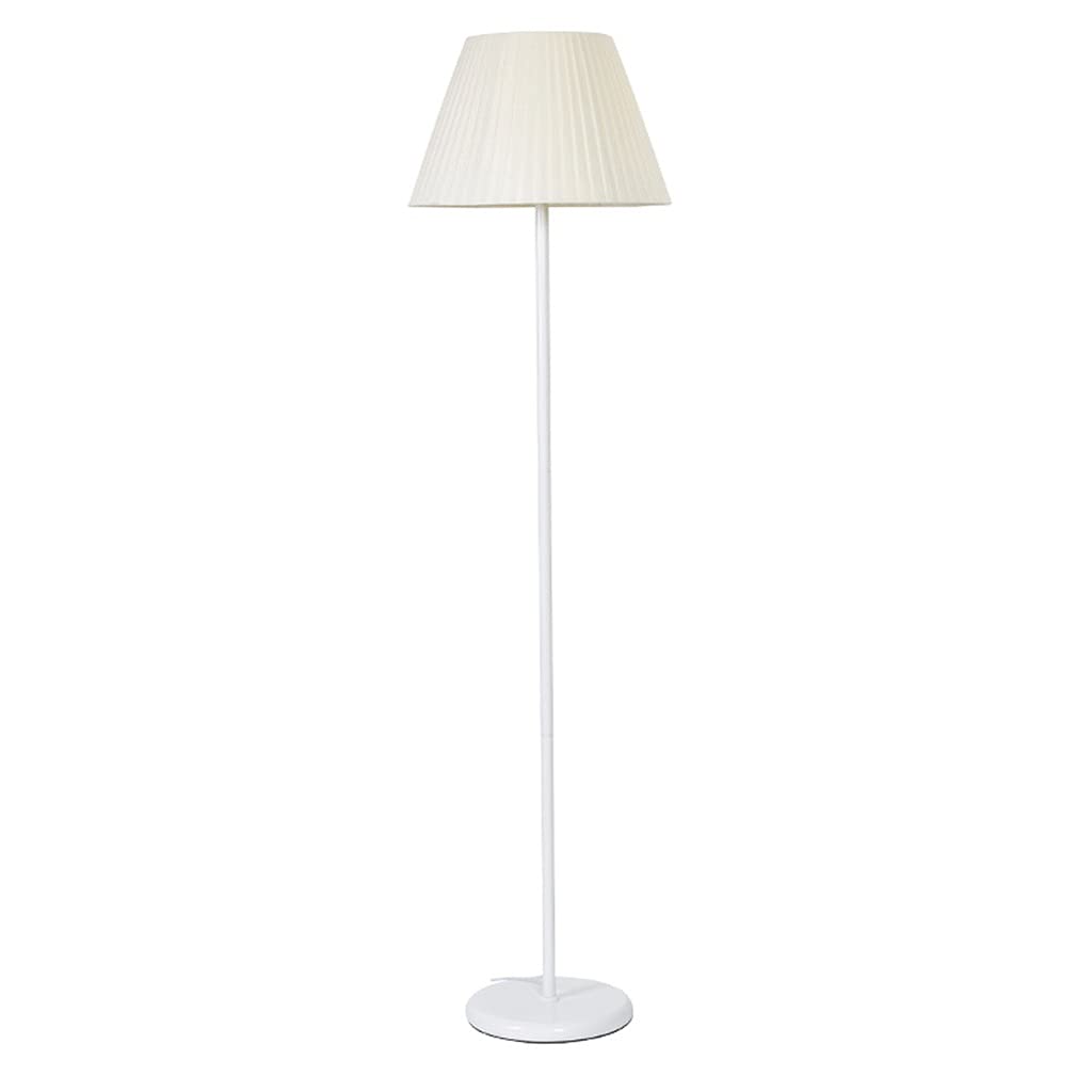 Lámpara de pie moderna LED para despacho y dormitorio con interruptor de pie blanco roto