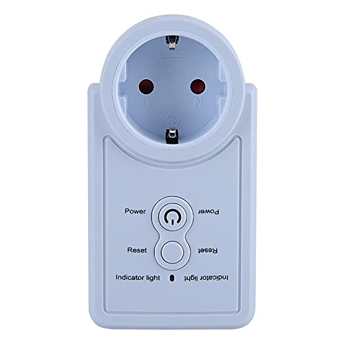 Hyuduo GSM Smart Plug Socket GSM Power Outlet Socket Control Control con Sensore di Temperatura Comando SMS 2G Controllo Temporaggio della Rete per la Casa Office (Versione inglese standard europea)
