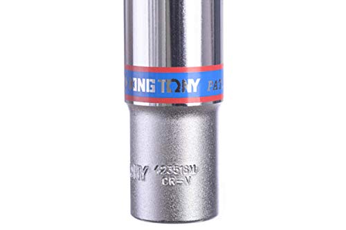 KingTony BR Soquete Sextavado Longo-1/2 18 Mm