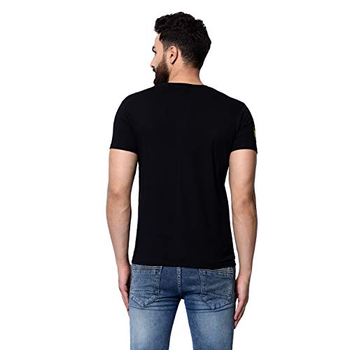 Image of London Hills T Shirt for Men Round Neck | Mens T-Shirts | Tshirt Shirts Men | Tshirt for Man | T Shirt for Mens | Cotton Blend Solid Half Sleeve Regular Fit Casual Tee