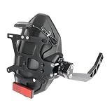 Soporte Placa Matrícula Moto Para X-ADV750 V1 2017-2020 Para X-ADV750 V2 Para Forza 750 2018-2023 Guardabarros Trasero Protector Contra Salpicaduras De Ruedas Marco De Matrícula Portamatrículas(Negro)