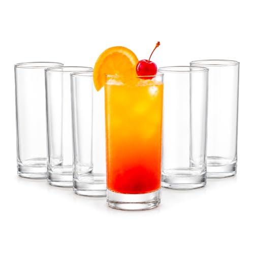 Image of CELLO San Oasis Rocks Glass Set of 6 Pcs 290ml Transparent | Freezer & Fridge Safe Leadfree Dishwasher Safe Toughened Crystal Clear Glasses Set For Drinking Water Juice Milk Cocktail Mocktail Coldrink