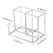 Banafich Pen Holder for Desk, Clear Acrylic Pencil Holder for Desk, Marker Holder with 3 Compartments, Pencil Organizer for Home, Office, Classroom, Bathroom