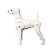 Qianly Hund Körper Modell Hund Mannequin Stehen Position Hund Modell Pet Pflege Hund Modell, Mehrfarbig, Teddy-Hund