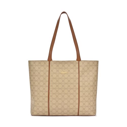 Lavie Women's Mono Neghan Monogram Print Tote Bag for Women | Tote Bag for Work | Ladies purse | Stylish Shoulder Bag | Gift for Women