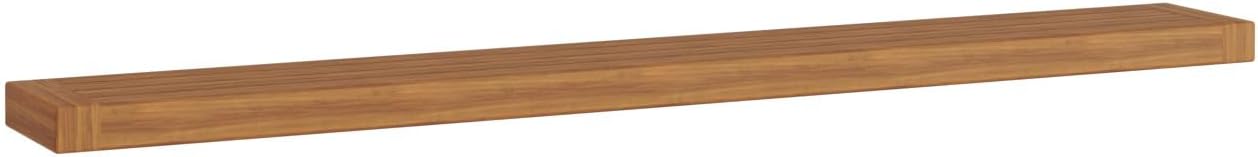 AquaTeak 48" OBI™ OptiAREA Floating Teak Wall Shelf