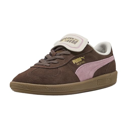 Image of PUMA Mens Palermo Premium Suede Lace Up Sneakers Shoes Casual - Brown