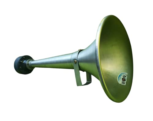 WON Brand Loudspeaker Out Door PA System Heavy Driver 60 Watt 12 INCH Size (Silver)