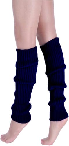 Image of Women Juniors Knitted Leg Warmers 16 inch Neon Colors Dance Halloween Accessory | 80s Party,Yoga Sports Fitness,Warm and Cozy,One Size Fits Most