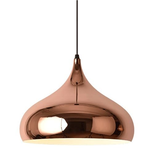 Lámpara de techo de metal negra E27 de diseño industrial nórdico para dormitorio y salón