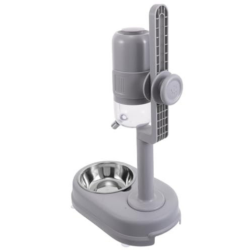 Abaodam Dual-use Pet Feeder Kitten Puppy Water Dispenser Auto Water Bowl Cat Dog Bowl Compact Feeding Station