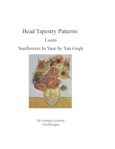 Bead Tapestry Patterns Loom Sunflowers In Vase by van Gogh
