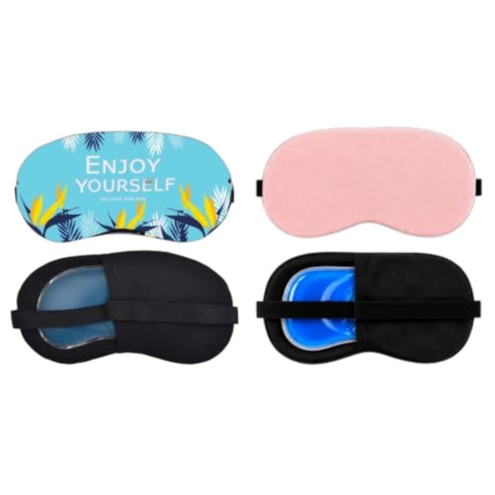 Sleeping Eye Mask, Combo Pack of 2, Soft Fabric