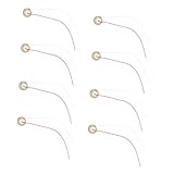 SECFOU 18個 セラミックブザー アコースティックギターのピックア コード エレキギター 電圧 ケーブル 配線 CDブザー 音響トランスデューサーピックア 音響トリガーブザー 金属