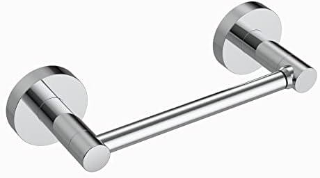 Fixsen Toilet Paper Holder Bathroom Tissue Roll Holder Stainless Steel and Zinc Alloy Wall Mount Detachable (Chrome, 1)…