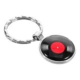 Matériau durable : fabriqué à partir d'un alliage fiable, ce porte-clés est conçu pour durer et conserve son aspect vibrant au fil du temps, garantissant un plaisir durable, mini porte-clés, porte-clés lecteur de disque dj