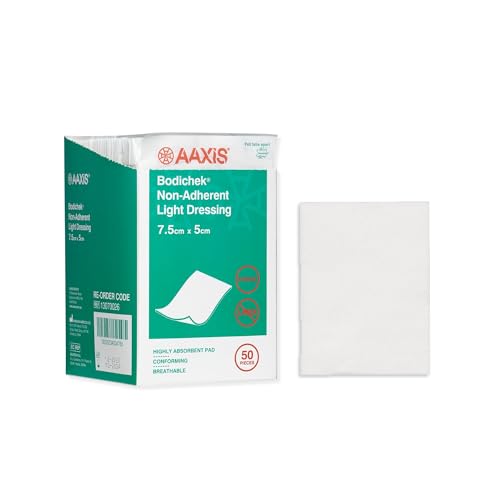Bodichek Non-Adherent Light Dressings 7.5cm x 5 cm Size 50 Pack