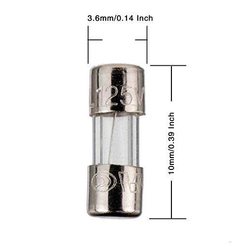 Bojack Christmas Light Fuses Kit 3.6X10Mm Mini Fuse 125V 2.5A 3A 5A And 5X20Mm 125V 4A 5A 8A Amp Fuses For Christmas Lights #TOP4