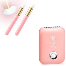Buqikma 2 Pieces Lash Brush Cleaning Lash + Eyelashes Rechargeable Fan