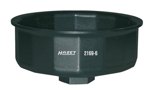 Hazet 2169-6 12.5 Mm Square Hollow 16-Point Profile Oil Filter Wrench - Multi-Colour