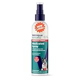 Vetnique Dermabliss Chlorhexidine for Dogs Skin Health - Antibacterial Medicated Dog Shampoo, and Medicated Wipes - for Skin Infections & Irritation, Hot Spots & Redness Relief (Medicated Spray, 8oz)