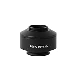Adattatori for fotocamera for microscopio P95-C 1X 0,5X 0,35X Adattatore for fotocamera CCD fotografica con obiettivo C-mount for microscopio trinoculare(0.35X)