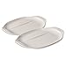 Villeroy und Boch BBQ Passion talerz do grilla, zestaw 2 szt., 36 x 25 x 2,5 cm, porcelana premium, biały