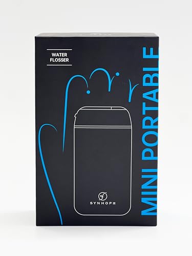 Home & Travel Water Flosser [Mini Cordless Portable] Oral Irrigator Water Teeth Cleaner Pick, Telescopic Water Tank, 3 Modes & IPX7 Waterproof for Teeth, Braces Bridges Care.