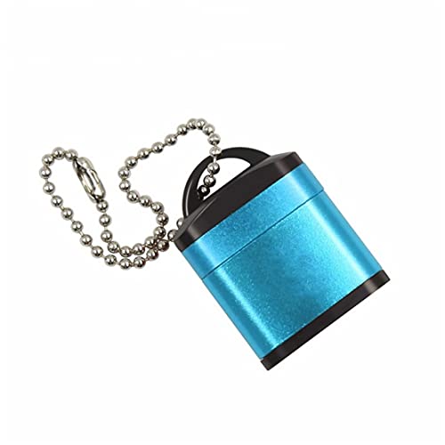Lector de tarjetas micro USB 2.0 de alta velocidad, adaptador de tarjeta TF, utilizado para tarjetas de memoria Microsd, PC, ordenador de escritorio, ordenador de sobremesa (azul)