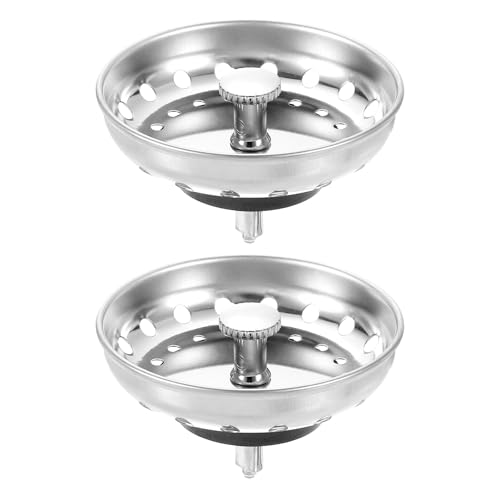 Colador para fregadero cocina acero inoxidable 2 piezas
