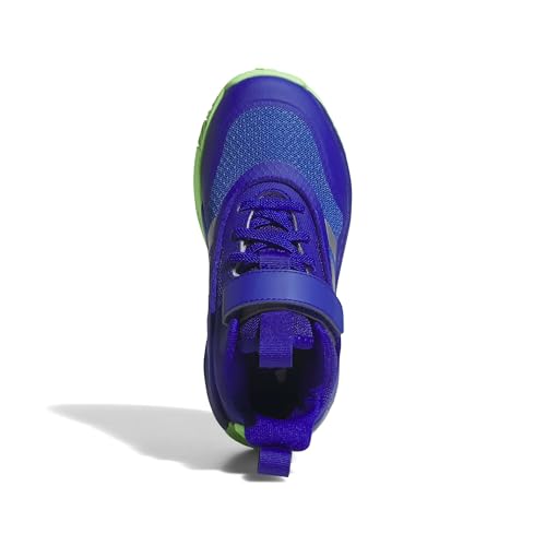adidas Unisex-Kids Own The Game 3.0 Basketball, Lucid Blue/Silver Metallic/Lime Burst, 1.5 by adidas - Used condition - Image 2