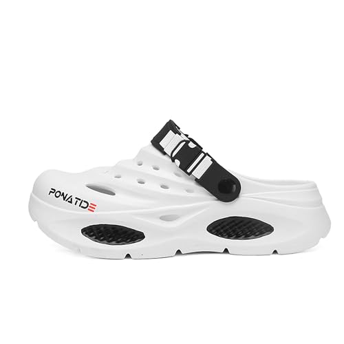 Men's half slippers with detachable cushioning holes, men's toe caps, men's sandals