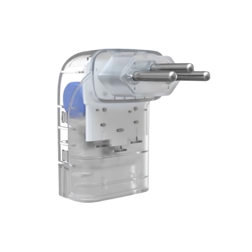 Protetor Contra Surtos Elétricos (DPS) CLAMPER 127/220V, 10 Amperes, 3 Pinos, para PC, PS5, Xbox, Smartphone, Monitor, Impressora, etc - iCLAMPER Pocket Fit 3P 10A Transparente LCF, Bivolt