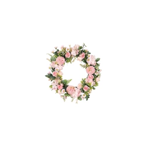 Couronne de Roses FLXHSA : décorations extérieures de Noël et cadeau de fleurs pour maison