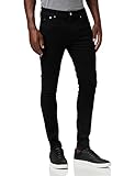pantalones super skinny hombre el corte ingles Colección: Primavera-Verano Calvin Klein Super Vaqueros Skinny, Denim Black, 30W / 34L para Hombre