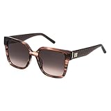 ESCADA, GAFAS DE SOL SESE64, STRIPED BROWN/PINK, 140/17/53, MUJER