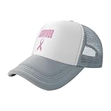 kwqdozf cappello da baseball unisex in rete con scritta survivor breast cancer awareness