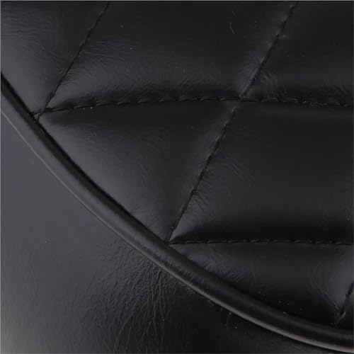 Asiento plano de moto con rombos de cuero para solucionar la comodidad en chopper 6