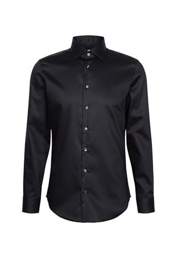 Chemise d'affaires Seidensticker coupe ajustée 100% coton avec col Kent classique