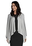  Vera Mont Damen 0039/4819 Bolero, Silber (Silver/Beige 9879), One Size (Herstellergröße: Acc)