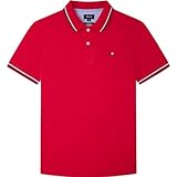 faconnable chemise Rouge FACONNABLE Pima Flag Short Sleeve Polo S