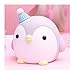 Produktbild hongbanlemp Sparschwein Große Kapazität Harz Penguin Piggy Bank Adult Cash Box Münzen-Piggy Bank Kind, Blau, Grau-Geschenk (6,2 Zoll hoch * 7,2 Zoll breit) Spardose