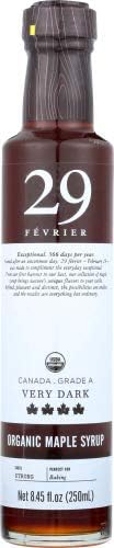 29 Fèvrier Very Dark Organic Maple Syrup 8.45 oz. (Pack of 6)