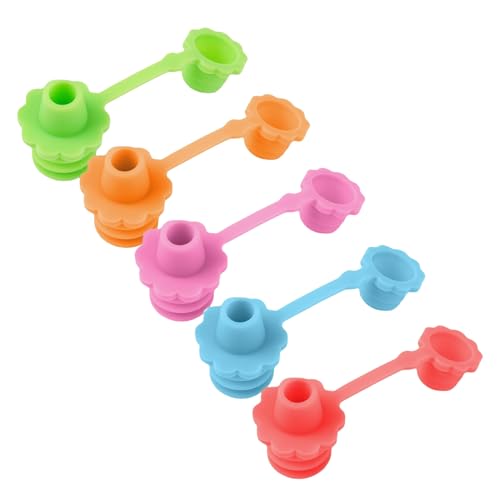 Generico Coperchio Protettivo Per Bottiglia D'Acqua, Coperture Antigoccia In Silicone Per Viaggi, Copertura Protettiva Bevande per Viaggi Scuola Campeggio Picnic All'aperto