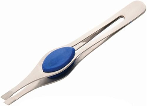 Chic Slant Tip Stainless Steel Tweezer, 96 mm Size