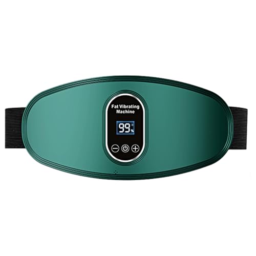 Masajeador Abdominal | Estimulador Vibratorio,Niveles Ajustables Máquina Inalámbrica De Estimulación Cinturón Relajante Para Deporte En Casa Hombre Mujer Abdomen Cuerpo
