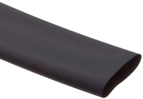 Raychem RNF-100-1-1/4-BK Polyolefin Heat Shrink Tubing 1.25" ID, 48" Length