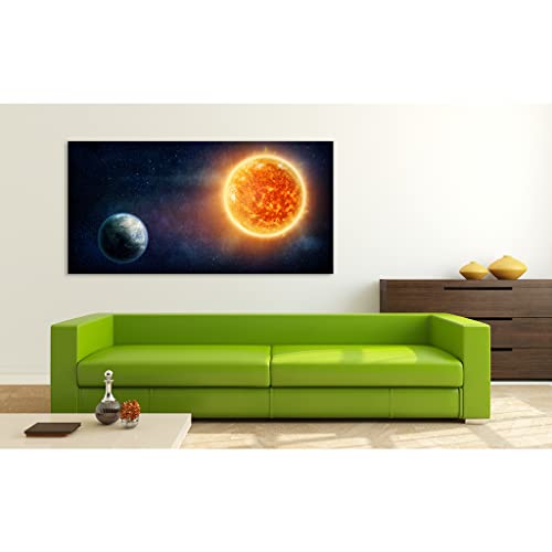 Tableau phosphorescent Univers 60 x 120 cm de décoration murale - 3