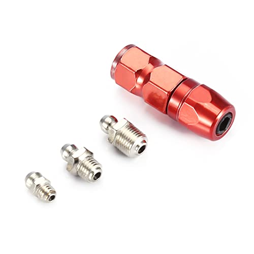 60 pçs pacote de graxeira bico de metal peça de lubrificação mecânica com caixa de plástico pistola